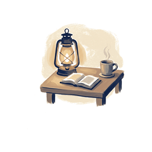 Pictogram of a steady warm marker representing daily life support.